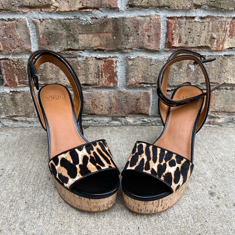 Franco Sarto Women’s Leopard Print Sandals